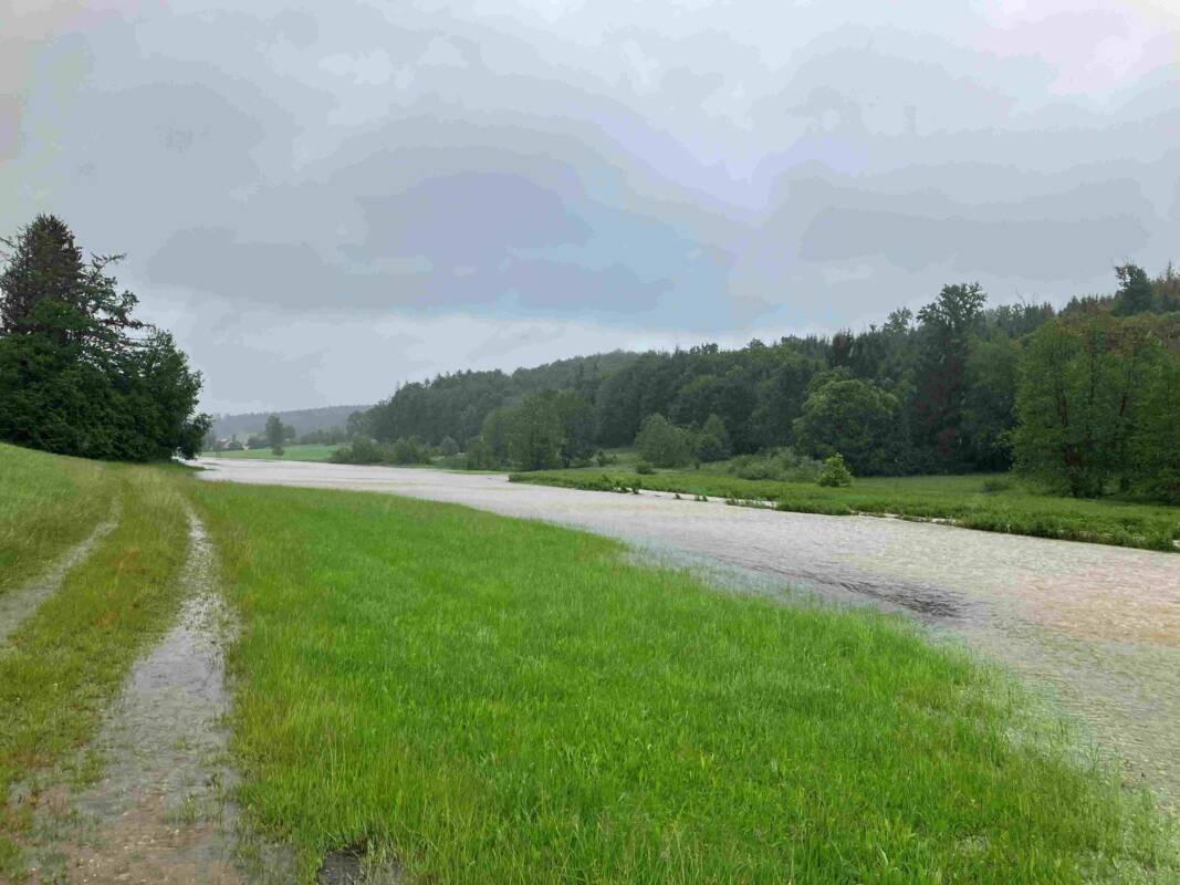 Hochwasser Schwarzach