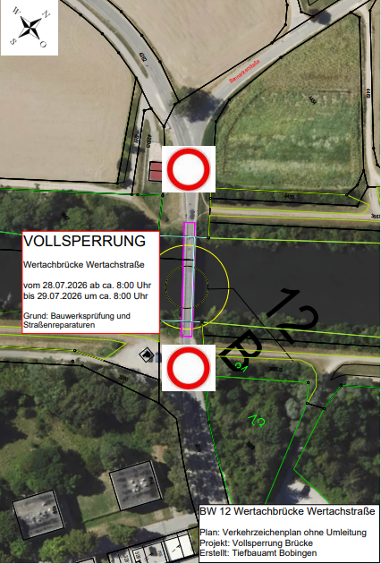 Planauskunft Wertachbrücke