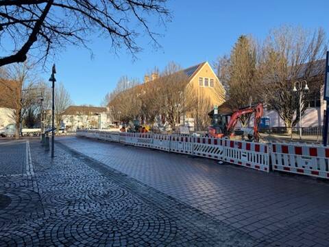 Pestalozzistraße, Tiefbaumaßnahme