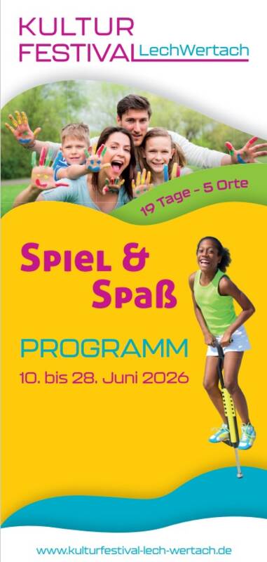 Kulturfestival LechWertach Spiel und Spaß