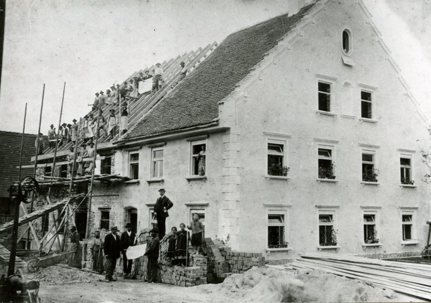 Mittlere Mühle, historisch, Bau