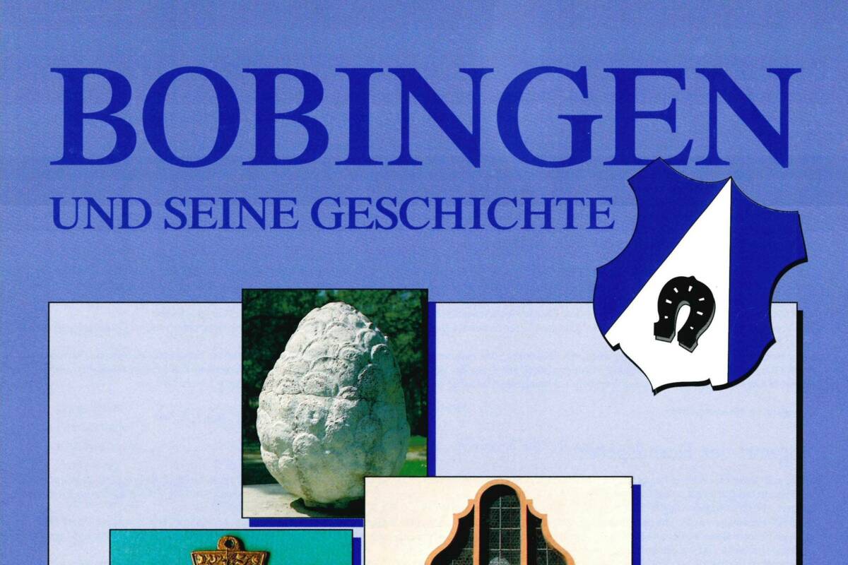 Titelblatt der Ortschronik &quot;Bobingen und seine Geschichte&quot;